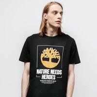 T-shirt, koszulka męska TIMBERLAND T-SHIRT NNH FRONT GRAPHIC TEE tb0a2e4k0011 kolor czarny