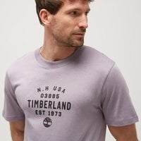 T-shirt, koszulka męska TIMBERLAND T-SHIRT REFIBRA FRONT GRAPHIC SHORT SLEEVE TEE tb0a5uf7eg71 kolor fioletowy