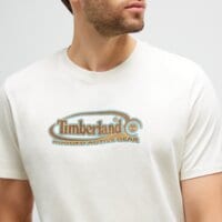 T-shirt, koszulka męska TIMBERLAND T-SHIRT BIG OVAL LOGO TEE VINTAGE tb0a6djycm91 kolor biały