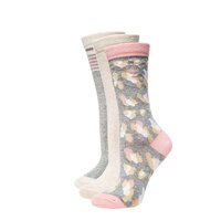 Damskie skarpetki TIMBERLAND SKARPETY 3PK MIX PATTERN CREW a1efs675 kolor multicolor