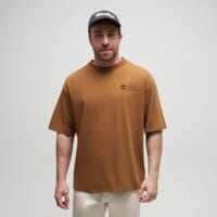 T-shirt, koszulka męska TIMBERLAND T-SHIRT ARCHIVE BOOT TEE tb0a5m8reh21 kolor brązowy