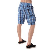 Szorty, spodenki męskie TIMBERLAND SZORTY PLAID CARGO SHORT 4761j434 kolor granatowy