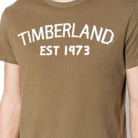 T-shirt, koszulka męska TIMBERLAND T-SHIRT SS KENNE BEC RIVER a1irze24 kolor khaki