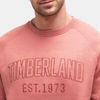 Bluza męska TIMBERLAND BLUZA MODERN WASH BRAND CARRIER SWEATSHIRT tb0a669ddj11 kolor różowy