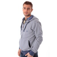 Bluza męska TIMBERLAND BLUZA STRIPE FULL ZIP HOODY 4732j432 kolor granatowy