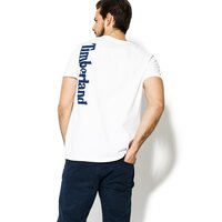 T-shirt, koszulka męska TIMBERLAND T-SHIRT SS MULTIGRAPHIC TEE UC a1n4u100 kolor biały