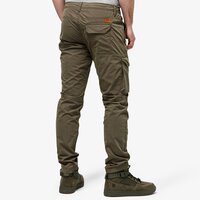 Spodnie męskie TIMBERLAND SPODNIE PROFILE LAKE COTTON NYLON CARGO PANT tb0a1nxua58132 kolor zielony