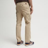 Spodnie męskie TIMBERLAND SPODNIE TWILL CARGO tb0a2pg9y941 kolor beżowy