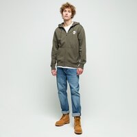 Bluza męska TIMBERLAND BLUZA ROZPINANA Z KAPTUREM LOGO FULL ZIP HOODIE tb0a2bjjz281 kolor zielony