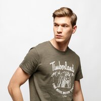T-shirt, koszulka męska TIMBERLAND T-SHIRT SS SS BEAR FAMILY tb0a1ysxa581 kolor zielony