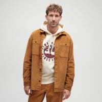 Koszula męska TIMBERLAND KOSZULA CORDUROY OVERSHIRT tb0a62nueh21 kolor musztardowy