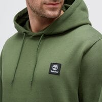 Bluza męska TIMBERLAND BLUZA Z KAPTUREM WOVEN BADGE HOODIE tb0a5rd2ein1 kolor zielony