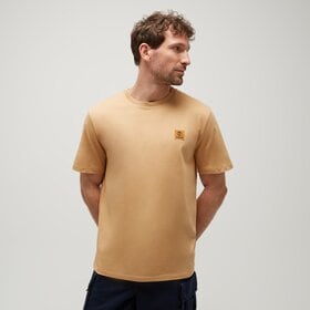 TIMBERLAND T-SHIRT SHORT SLEEVE NEW WOVEN BADGE TEE