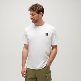 TIMBERLAND T-SHIRT SHORT SLEEVE NEW WOVEN BADGE TEE