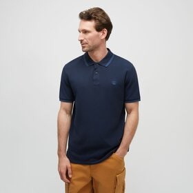 TIMBERLAND POLO TIPPED PIQUE SHORT SLEEVE POLO