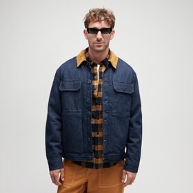 TIMBERLAND KURTKA TRUCKER INSULATED DENIM JACKET