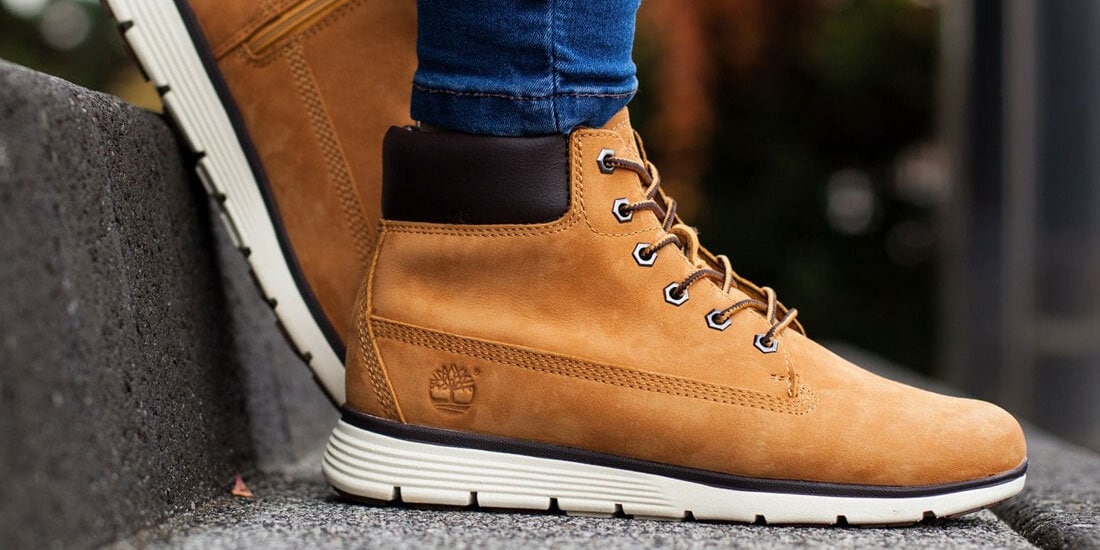 Męskie sneakersy Timberland Killington 6 In Boot - kolor żółty