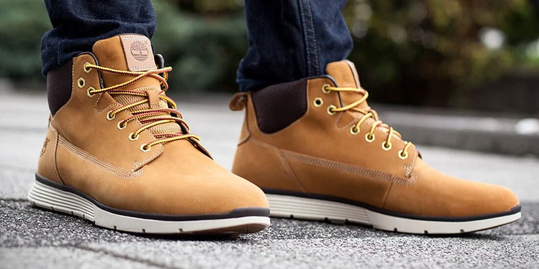 Męskie sneakersy Timberland Killington Chukka - kolor żółty