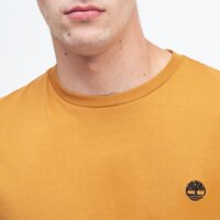 T-shirt, koszulka męska TIMBERLAND T-SHIRT TFO SS LEFT CHEST LOGO JERSEY CREW TEE tb0a2br3p471 kolor musztardowy