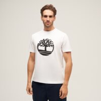 T-shirt, koszulka męska TIMBERLAND T-SHIRT NORTHWOOD TREE LOGO SS TEE tbc0yhacp541 kolor biały