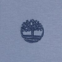 T-shirt, koszulka męska TIMBERLAND T-SHIRT CHEST LOGO SS TEE SLIM tb0a2br3b881 kolor niebieski