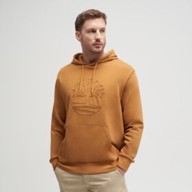 TIMBERLAND BLUZA Z KAPTUREM TREE LOGO PATCH LOOPBACK