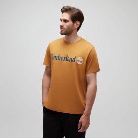 TIMBERLAND T-SHIRT KENNEBEC RIVER LINEAR LOGO SHORT SLEEVE T