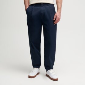 TIMBERLAND SPODNIE POPLIN ONE PLEATED CHINO