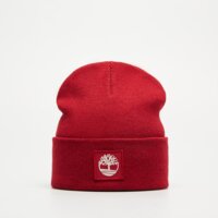 Czapka zimowa damska TIMBERLAND CZAPKA TONAL PATCH BEANIE tb0a65jaai71 kolor czerwony