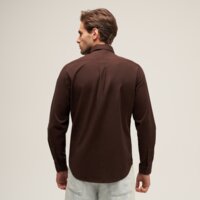 Koszula męska TIMBERLAND KOSZULA LONG SLEEVE POPLIN SHIRT tbc0yh8dc351 kolor brązowy