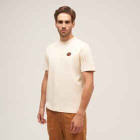 TIMBERLAND T-SHIRT LEATHER BADGE HW SS TEE