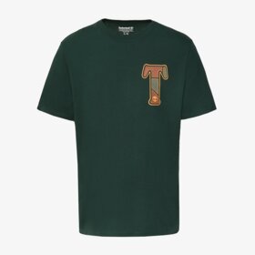 TIMBERLAND T-SHIRT "PATCHWORK T" SS BACK GRAPHIC