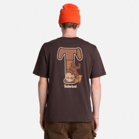 TIMBERLAND T-SHIRT "PATCHWORK T" SS BACK GRAPHIC
