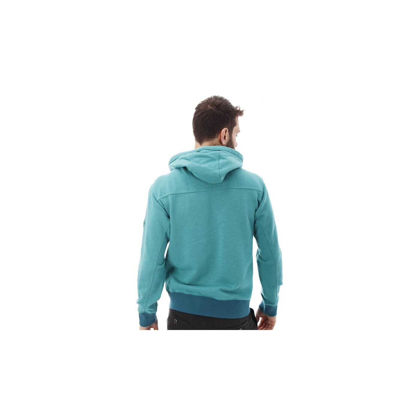 Bluza męska TIMBERLAND BLUZA SLUB FULL ZIP HOODY SWEAT 4729j306 kolor zielony