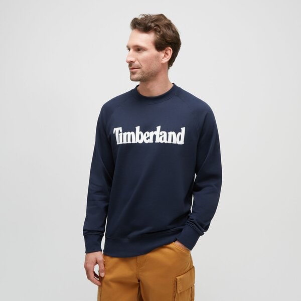 TIMBERLAND BLUZA TFO WORDMARK LOGO LOOPBACK CREW NECK TB0A2FEDU101