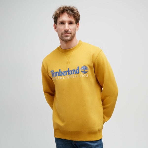  TIMBERLAND BLUZA EMBROIDERY LOGO BRUSH BACK CREW NECK TB0A65DDEFM1