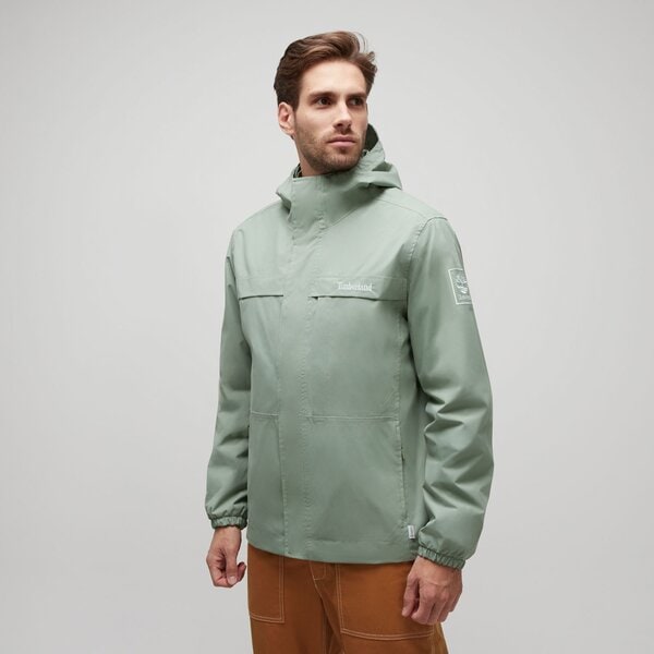 męskie odzież kurtki przejściowe Mężczyźni TIMBERLAND KURTKA BENTON WATERPROOF SHELL JACKET TB0A5XRSEC61 kolor ZIELONY