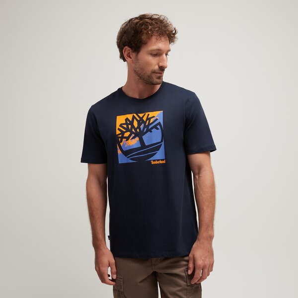 TIMBERLAND T-SHIRT LOGO GRAPHIC SHORT SLEEVE TEE