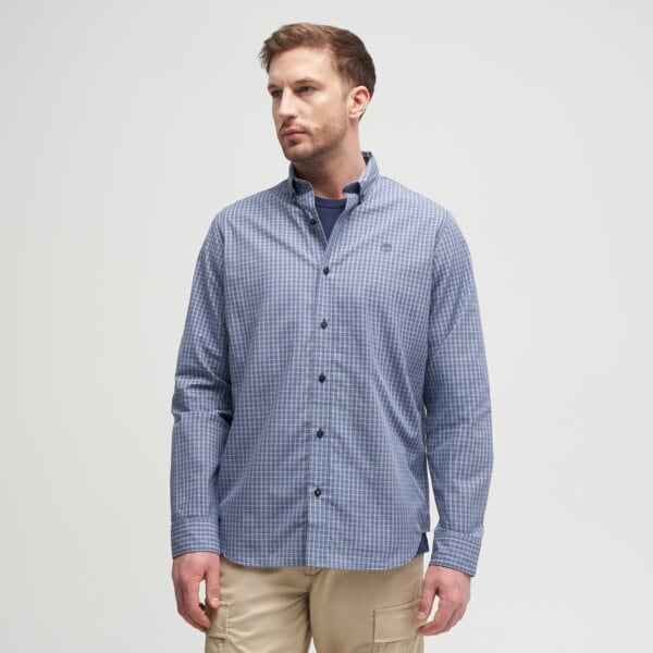 TIMBERLAND KOSZULA MICRO PLAID POPLIN
