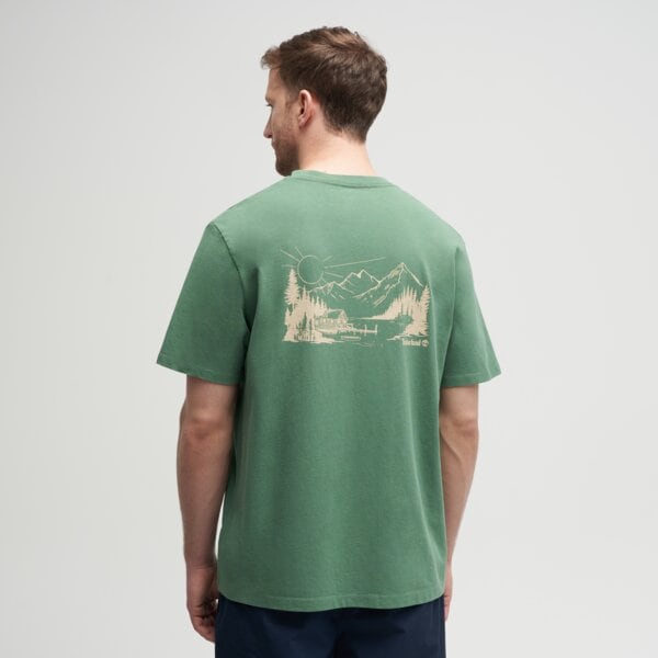 TIMBERLAND T-SHIRT LAKE HOUSE BACK GRAPHIC TEE
